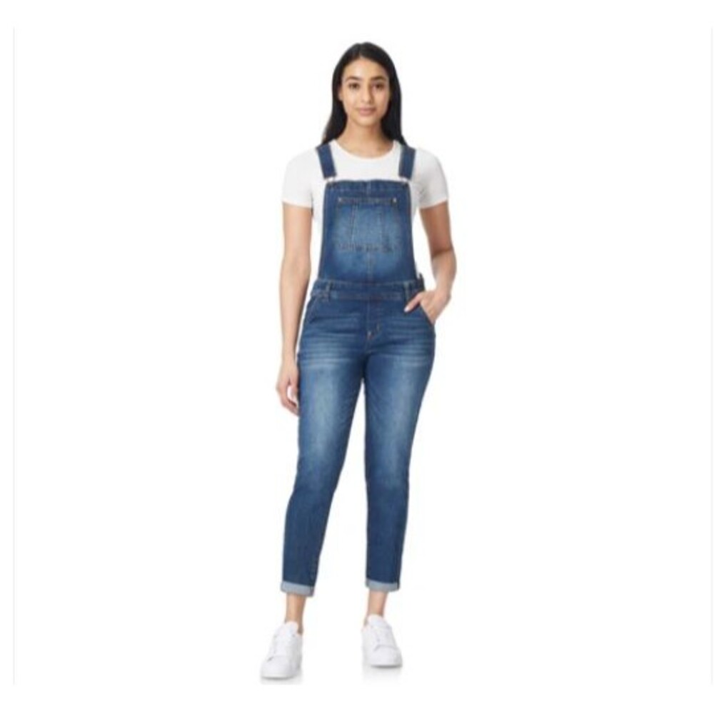 Wallflower The Tomboy Ankle Denim Overalls-Size XS-Adjustable Straps-Pocket
